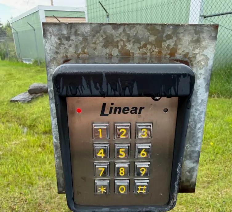 Storage unit services in Clark, PA featuring secure keypad entry and 24/7 facility access